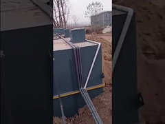 탄소강은 MBR 포괄적 하수 처리 장비 병원 국내 10m3/H에 묻었습니다