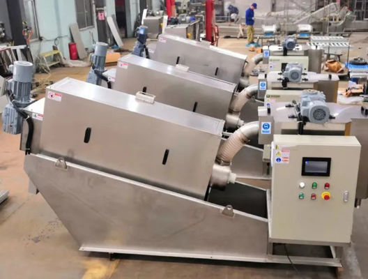 스테인레스 강 자동 나선형 언론 탈수 기계