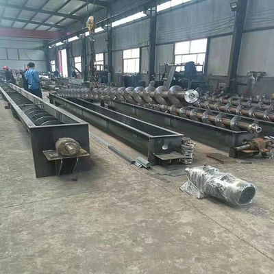 깨진 곡물 찌꺼기 컨베잉을 위한 Ｕ 홈통 SUS304 산업적 스크류 건베이어