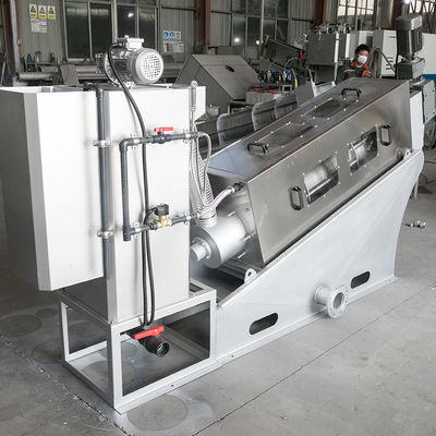 기계를 탈수하는 304개의 스테인레스 강 소용돌이꼴 찌꺼기는 산업적인 언론이 자동이게 마개를 닫습니다