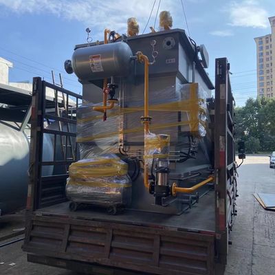 스테인레스 강 수평 유동 DAF 가압부 상조 기계 통합된 50m3/H