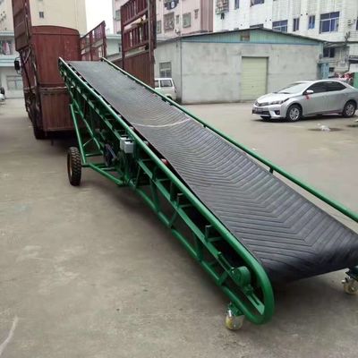 곡물 탄광 탄광을 위해 움직일 수 있는 탄소강 관련 산업 고무 벨트 컨베이어