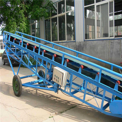 곡물 탄광 탄광을 위해 움직일 수 있는 탄소강 관련 산업 고무 벨트 컨베이어