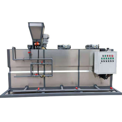 500L/H 세 상자 통합된 인민 행동 운동 건식 분말 자동적 투약 장치 하수 처리