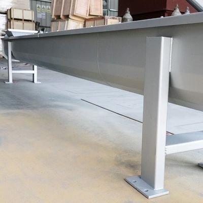 장비를 운반하는 5t/h 수평선상 탄소강 스크류 건베이어 곡물 찌꺼기