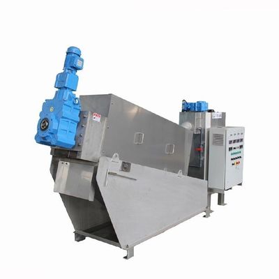 장비를 탈수하는 기계 식품 공장 찌꺼기를 탈수하는 15m3/H 나선형 찌꺼기