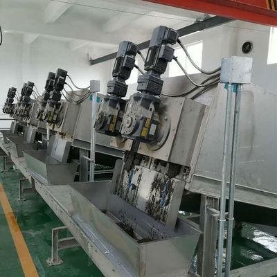 장비를 탈수하는 기계 식품 공장 찌꺼기를 탈수하는 15m3/H 나선형 찌꺼기