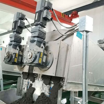 장비를 탈수하는 기계 식품 공장 찌꺼기를 탈수하는 15m3/H 나선형 찌꺼기