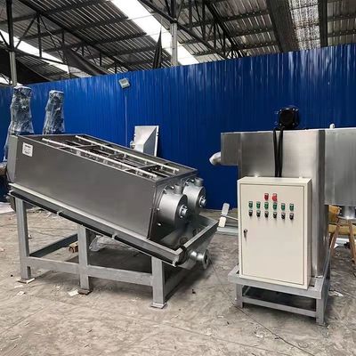 12m3/H 나선형 찌꺼기 탈수 기계 스테인레스 강 석탄은 탈수하는 찌꺼기를 점액으로 뒤덮습니다