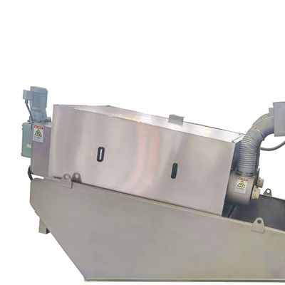 20m3/H 기계 농가를 탈수하는 나선형 찌꺼기는 오니 처리 장치에 비료를 줍니다