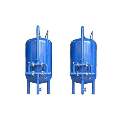 30m3/H 탄소강 활성탄 여과기 강 지하수는 모래 멀티미디어 필터를 얕게 합니다