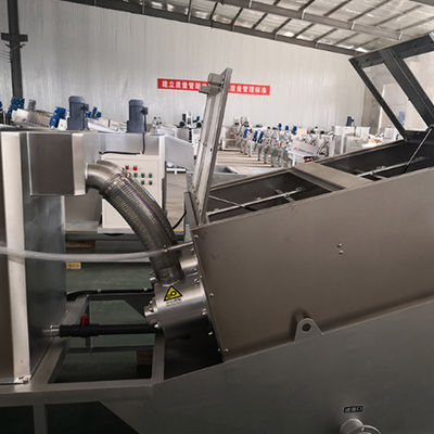 화학 공장을 위한 50m3/H 추진기프레스 찌꺼기 탈수 기계