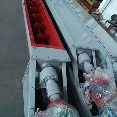 탄소강 찌꺼기 스크류 건베이어 건식 분말 산업적 나선형 컨베잉