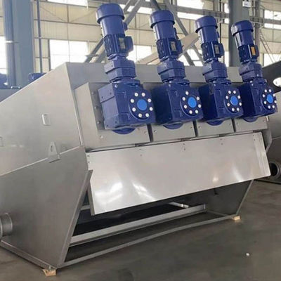 가금류 오리 돼지 분뇨를 위한 산업적 소용돌이꼴 찌꺼기 탈수 기계