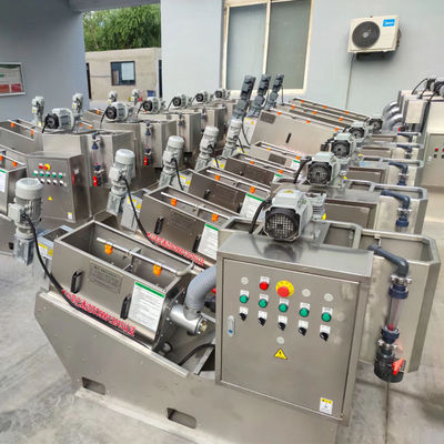 돼지와 통합된 닭 비료 추진기프레스 찌꺼기 탈수 기계