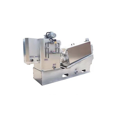 가득 차있는 자동적인 나사 유형 진창 탈수 기계 단단한 액체 별거