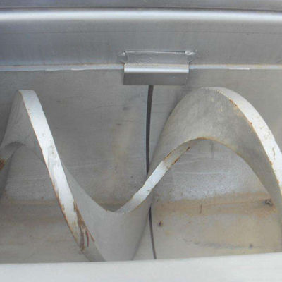 수평 탄소강 슬러지 무축 스크류 컨베이어 이동식