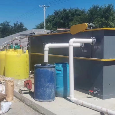 100m3 탄소강 용해된 증기 부양 기계 국내 하수 처리