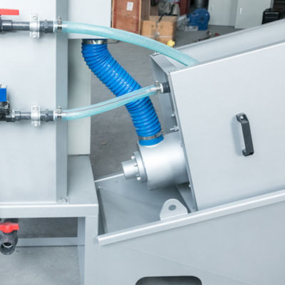 나선 유형 나사 압박 진창 탈수 기계 SS 304 물자