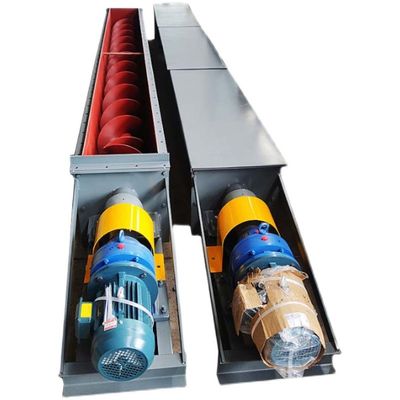 304 스테인레스 스틸 슬러지 스크류 컨베이어 U 자형