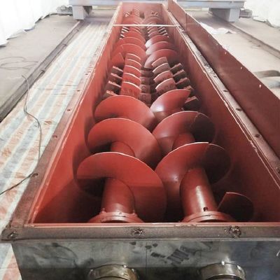 304 스테인레스 스틸 슬러지 스크류 컨베이어 U 자형