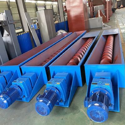 304 스테인레스 스틸 슬러지 스크류 컨베이어 U 자형