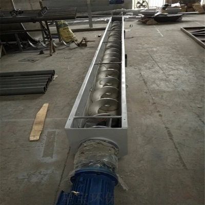 304 스테인리스 농업 나사형 콘베이어 탄소 강철 Shaftless 지류