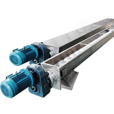 304 스테인리스 농업 나사형 콘베이어 탄소 강철 Shaftless 지류