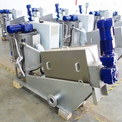 자동 나사 압박 화학 공장 진창 탈수 장비 가득 차있는