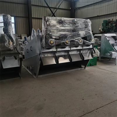 스테인리스 나사 압박 진창 탈수 기계 통합 두껍게 하기