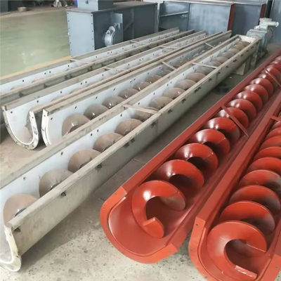 스테인리스 샤프트리스 펠릿 나사형 콘베이어 시멘트 나선 송곳