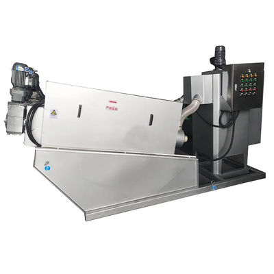 스테인리스 나사 압박 진창 탈수 기계 통합 두껍게 하기