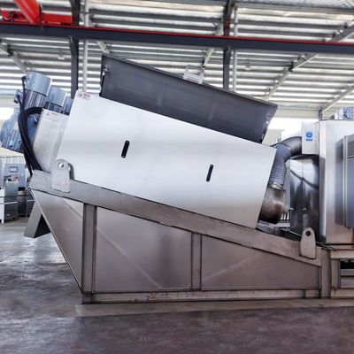 장비 자동 소용돌이꼴 물 빼기 기계를 탈수하는 추진기프레스 찌꺼기