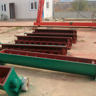 샤프트리스 Ｕ 타입 라임 나선형 나사 컨베이어는 수평선상 인더스트리얼을 기울였습니다