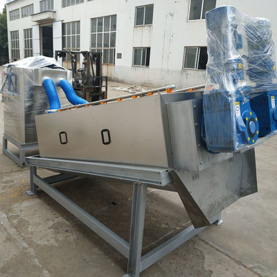 배설물 소변 스테인레스 강 소용돌이꼴 추진기프레스를 위한 소용돌이꼴 찌꺼기 탈수 기계