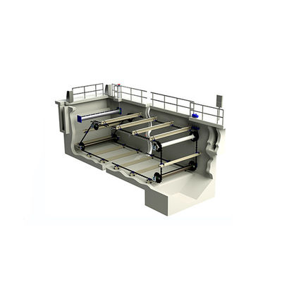 침강 탱크를 위한 SS 체인 견인 머드 스크레이퍼 체인 플레이트 슬러지 스크레이퍼