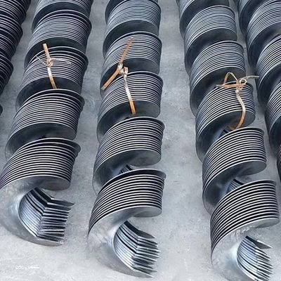 석탄 공업을 위한 두배 샤프트 수평식 스텐레스 스틸 스크류 컨베이어 1000 밀리미터