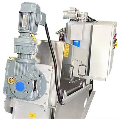 전자동 스테인레스 강 나선형 슬러지 탈수기 시스템 2.23 kw 380Volt
