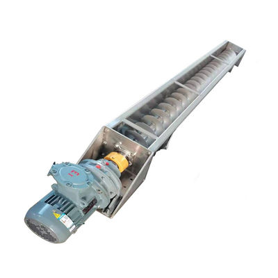 304 스테인레스 강 Ｕ 모양이 형성된 샤프트리스 스크류 건베이어 기계  1~20m 길이