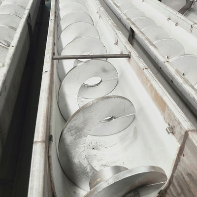 304 스테인레스 강 Ｕ 모양이 형성된 샤프트리스 스크류 건베이어 기계  1~20m 길이