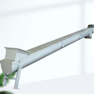 주문형 탄소 강철 나사 벨트 콘베어 Ｕ 타입 건식 분말 공급 장치  7m 길이
