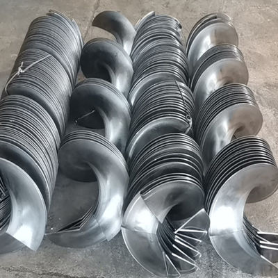 주문형 탄소 강철 나사 벨트 콘베어 Ｕ 타입 건식 분말 공급 장치  7m 길이