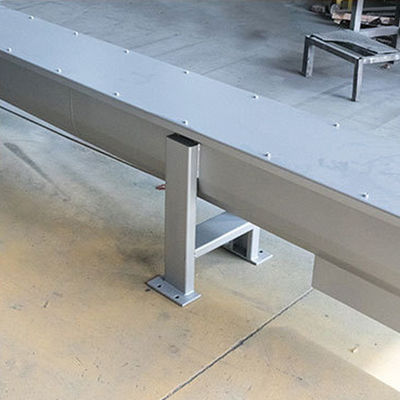 주문형 탄소 강철 나사 벨트 콘베어 Ｕ 타입 건식 분말 공급 장치  7m 길이