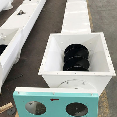 폐유 찌꺼기 컨베잉을 위한 1-40m 샤프트리스 스크류 건베이어 나사송곳 스크류 건베이어