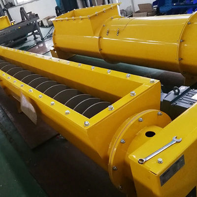 폐유 찌꺼기 컨베잉을 위한 1-40m 샤프트리스 스크류 건베이어 나사송곳 스크류 건베이어