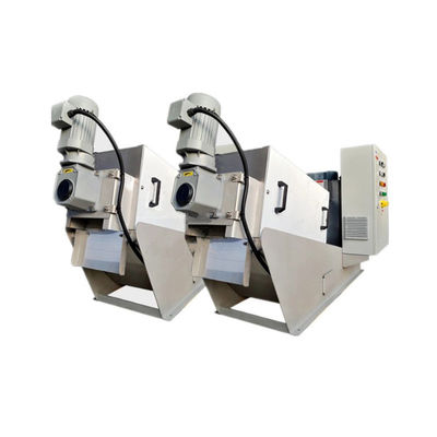 SS304/316 추진기프레스 찌꺼기 탈수 기계 2.25 kw 자동운전