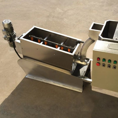 SS304/316 추진기프레스 찌꺼기 탈수 기계 2.25 kw 자동운전