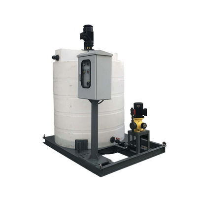 냉각수 안정기를 순환시키기 위한 에너지 절감 2000L/H PE 응고제 투여 시스템