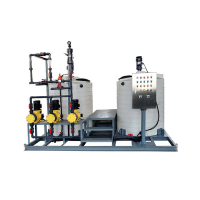 냉각수 안정기를 순환시키기 위한 에너지 절감 2000L/H PE 응고제 투여 시스템