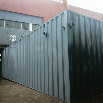 500m3/D 304SS Mbr 시스템 통합 하수 처리 설비는  특화했습니다